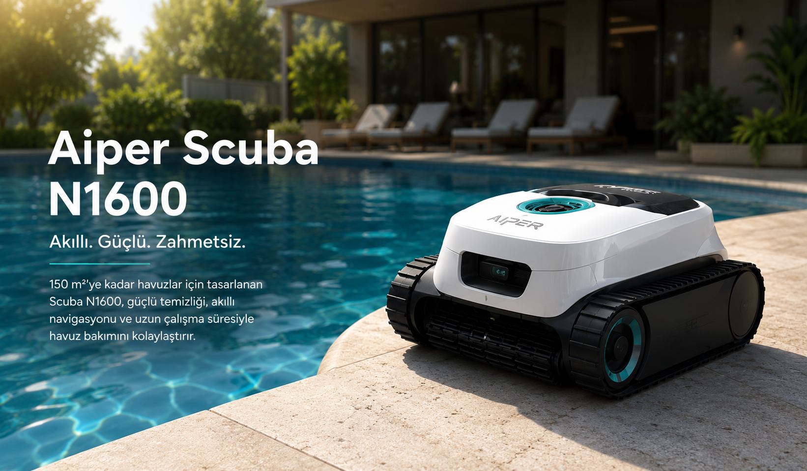 Aiper Scuba N1600 robotik havuz temizleyici