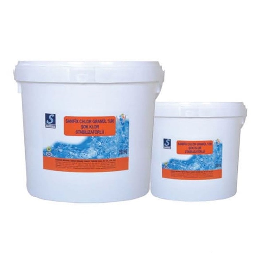 Sanifix – Chlor Granül %90 (Şok Klor Stabilizatörlü)