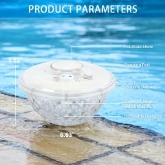 RGB LGB Led Işıklı Fıskiye