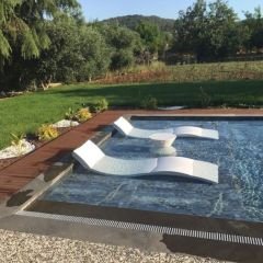 Astral Fiberglas Şezlong