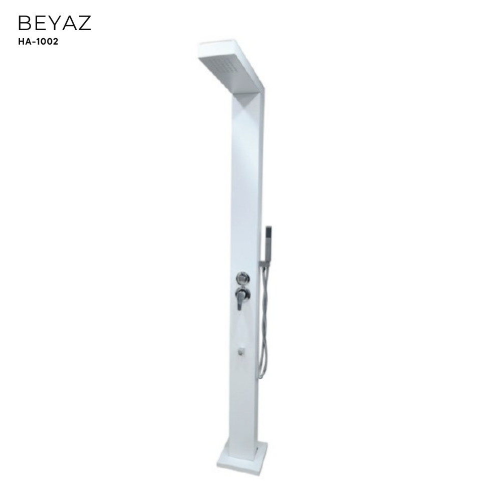 Bahçe ve Havuz Duşu Beyaz